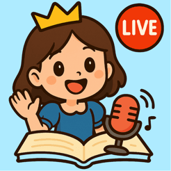 しゃべる絵本アプリ ～童話の世界からLIVE配信～